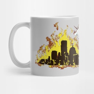 Godzilla vs Marshmallowman Mug